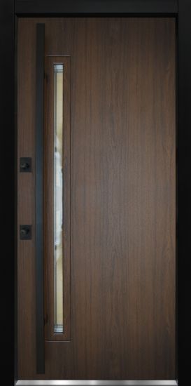 Вхідні двері в будинок Straj Proof Mot StarMax DMD Glass дуб23/ - - -vin дуб23/Порог С, ТРУБА