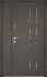 Вхідні Двері полуторні Modern+ RAL 8019 1200 "Galicia"
