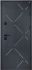 Вхідні двері РУБІКОН ПВХ Бетон антрацит Ескада 7 з ТЕРМОРОЗРИВОМ