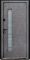 Вхідні двері МОНОЛІТ ПВХ Антрацит Лампре 13 /ПВХ бетон + ТЕРМОРОЗРИВ