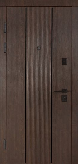Вхідні Двері Ультра (квадро) Kale 547/251 Дуб дорато темний / Рустик авиньон блан Булат