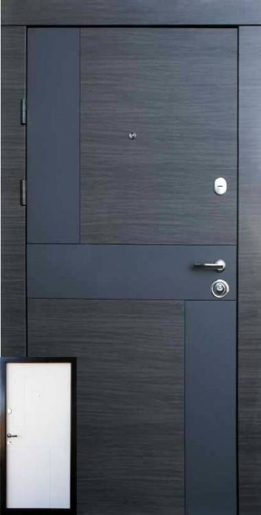 Вхідні Двері Стиль-М венге сірий горизонт АРТ - біле дерево "Qdoors" Вхідні Двері Стиль-М венге сірий горизонт АРТ - біле дерево "Qdoors"