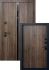 Вхідні Двері Страж Tira дуб табак/дуб табак